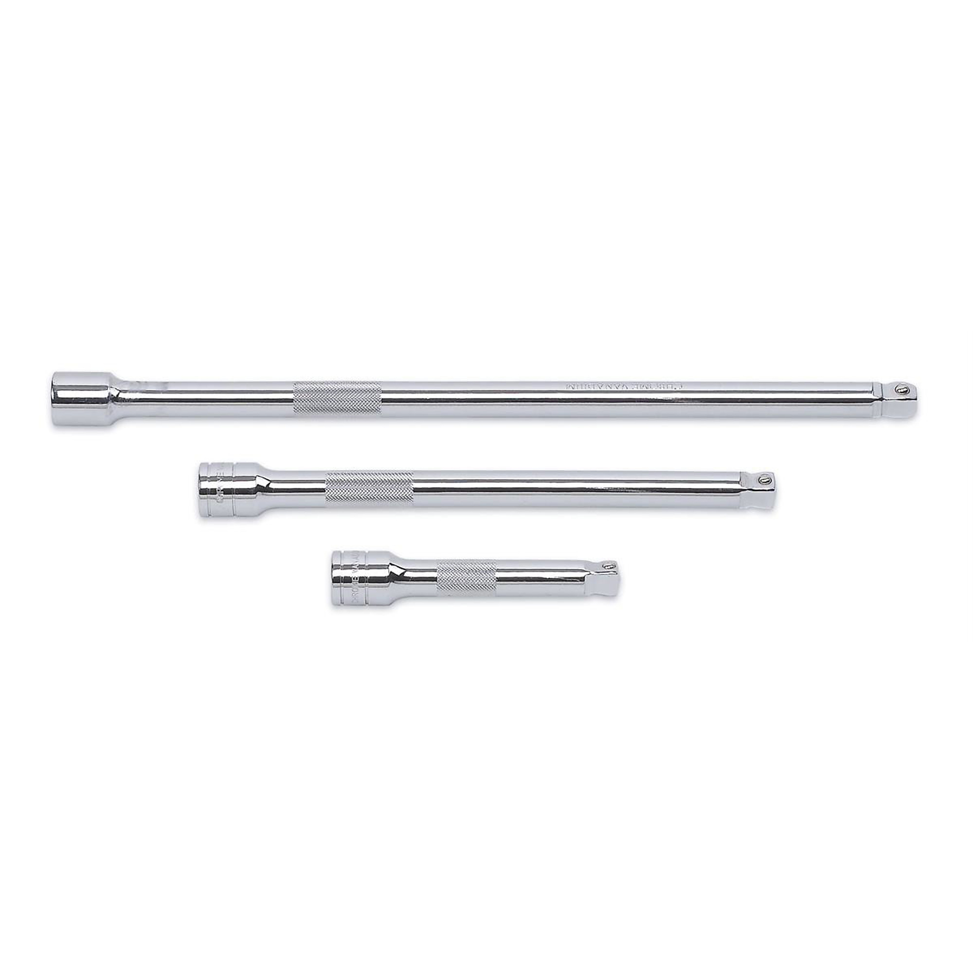 GearWrench 3-Piece Wobble Extension Set — 1/2in. Drive, 5in., 10in., 15in., Model# KDT81301